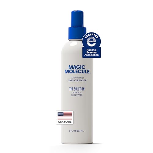 Skin Cleanser for All Skin Types, Hypochlorous Acid Spray Helps Heal Acne Prone Skin, Eczema and Itchy Rashes and 50 Other Skin Ailments, Safe for Multiple Daily Uses, 8 oz Spray