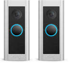 Ring Wired Doorbell Pro (newest model) – Best-in-class with cutting-edge features (existing doorbell wiring required) | 2-Pack