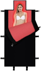 2025 New 3100pcs Dual Wavelength LED Beads 660nm&850nm Red Light Therapy Mat Full Body Used to Relieve Pain 73''x 33''