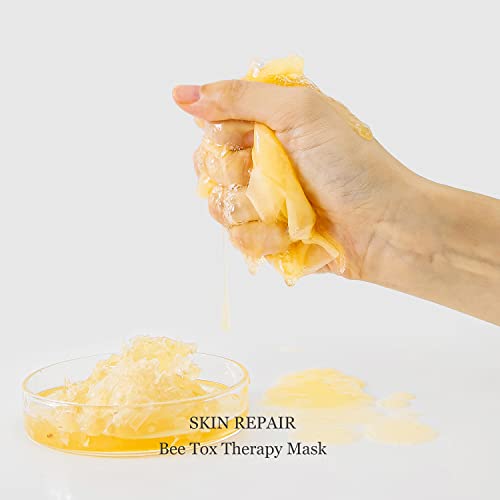 celimax Skin Repair BeeTox Therapy Sheet Mask 25ml (10EA) + The Real Cica Calming Ampoule Mask 27ml (5EA) Bundle