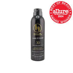 Make it Glow Face & Body Moisturizing Sunscreen Spray SPF 30, No White-Residue for Melanin Rich Skin (SPF-30-5oz-Spray)