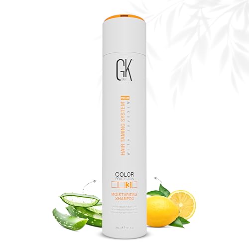 Global Keratin GKhair Moisturizing Shampoo Color Protection (300ml/ 10.1 fl.oz) | Organic Oil Extracts - Sulfate, Paraben Free Shampoo for Women, Men - All Hair Types