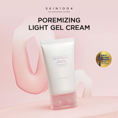 SKIN1004 Madagascar Centella Poremizing Light Gel Cream 2.53 fl.oz (75ml) | Tightens Pores | Soothes Irritated Skin