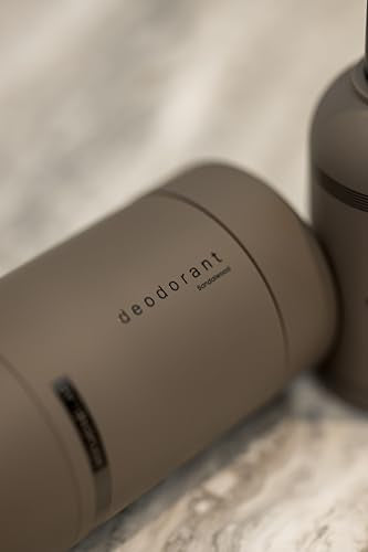 Mens Deodorant - Aluminum Free, 24-Hour+ Odor Protection With Essential Oils, EWG Verified, Premium Sandalwood Scent, Smooth Glide Application-Safe and Effective