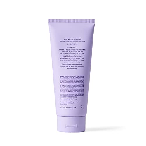 Flamingo Body Hair Removal Cream with Spatula Applicator, Gentle Formula, Safe for Sensitive Skin, 6.76 fl oz, Pack of 2