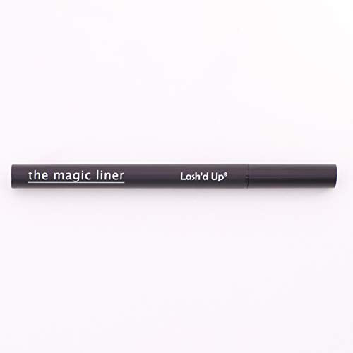 Lash'd Up Lash Glue & Eyeliner Hybrid (Extra-Strength, Black) Glue Liner Pen Waterproof for False Lashes, Strong Hold 0.06 Oz.