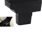 OQHAIR Armrest Box Armrest Box Arm Elbow Rest Center Console Storage Case Modification Accessories with Cup Holder USB Port For Cruze 2000-2023