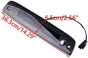 OQHAIR 3rd Third Brake Light Car Rear High Mount LED 3rd Third Brake Light Stop Lamp For GMC K2500/K3500 1988-1990