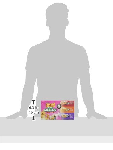 Friskies Purina Shreds Wet Cat Food in Gravy Variety Pack, (24) 5.5 oz Cans
