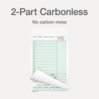 Adams Guest Check Unit Sets, 2-Part, Carbonless, White Bond/Tag, 4-1/4 x 7-1/4 Inches Detached, 250 Sets/Pack (947SWC)