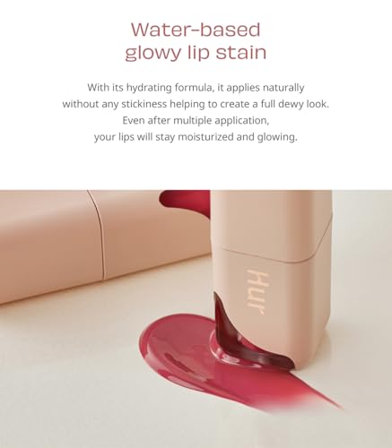 Glowy Ampoule Tint, Water-based Glowy Lip Stain (Dawn Pink)