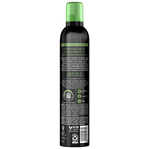 TRESemmé Hair Mousse 2-Pack + Keratin Repair Hair Mask – Flawless Curls Alcohol-Free, Anti-Frizz Hair Products with Heat Protection (3 Piece Set)