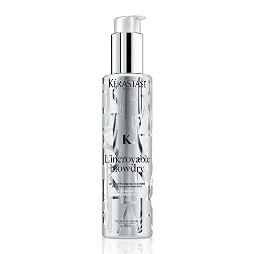 Kerastase L'incroyable Blow dry Hair Lotion | Miracle Reshapable Heat Serum | Extreme Frizz Control | Heat Protectant | With Glycerin | For Fine to Normal Hair |5.1 Fl Oz