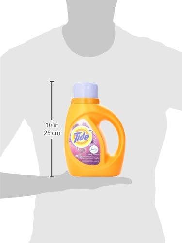 Tide Plus Febreze Freshness Liquid Laundry Detergent, Spring Renewal Scent, 1.09 L (24 Loads)