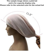 Adjustable Silk Satin Hair Bonnet for Sleeping, Double Layer Hair Wrap Sleeping for Women Men, Silk Satin Lined