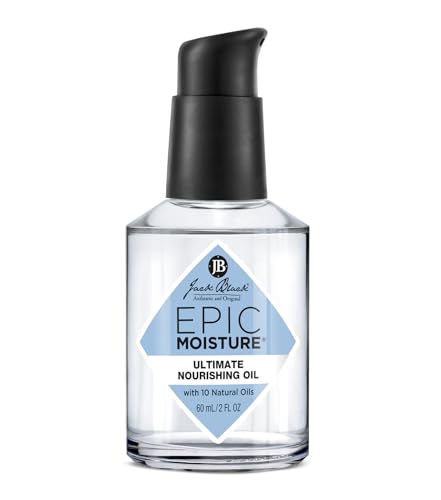 Jack Black Epic Moisture Ultimate MP10 Nourishing Oil, 2 Fl Oz – Multi-Purpose Moisturizing Body Oil and Beard Oil with 10 Natural Oils for Face, Beard, Body, Hair, Elbows, Feet and Cuticles