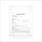 SOCRATES MEDIA,LLC Quitclaim Deed Forms (SOMLF298), White