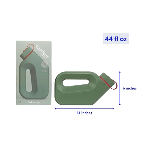 Tanker - Portable Urinal for Men Spill Proof - A Camping and Festival Essential, Designed for Nighttime Urges, Post-Surgery Recovery, and Travel Use