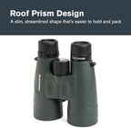 Celestron - Nature DX 12x56 Binoculars – Powerful and Bright for Long-Range Viewing – 56mm Objective Lenses – 12x Magnification – Fully Multi-Coated – Waterproof and Fogproof – Tripod Adaptable