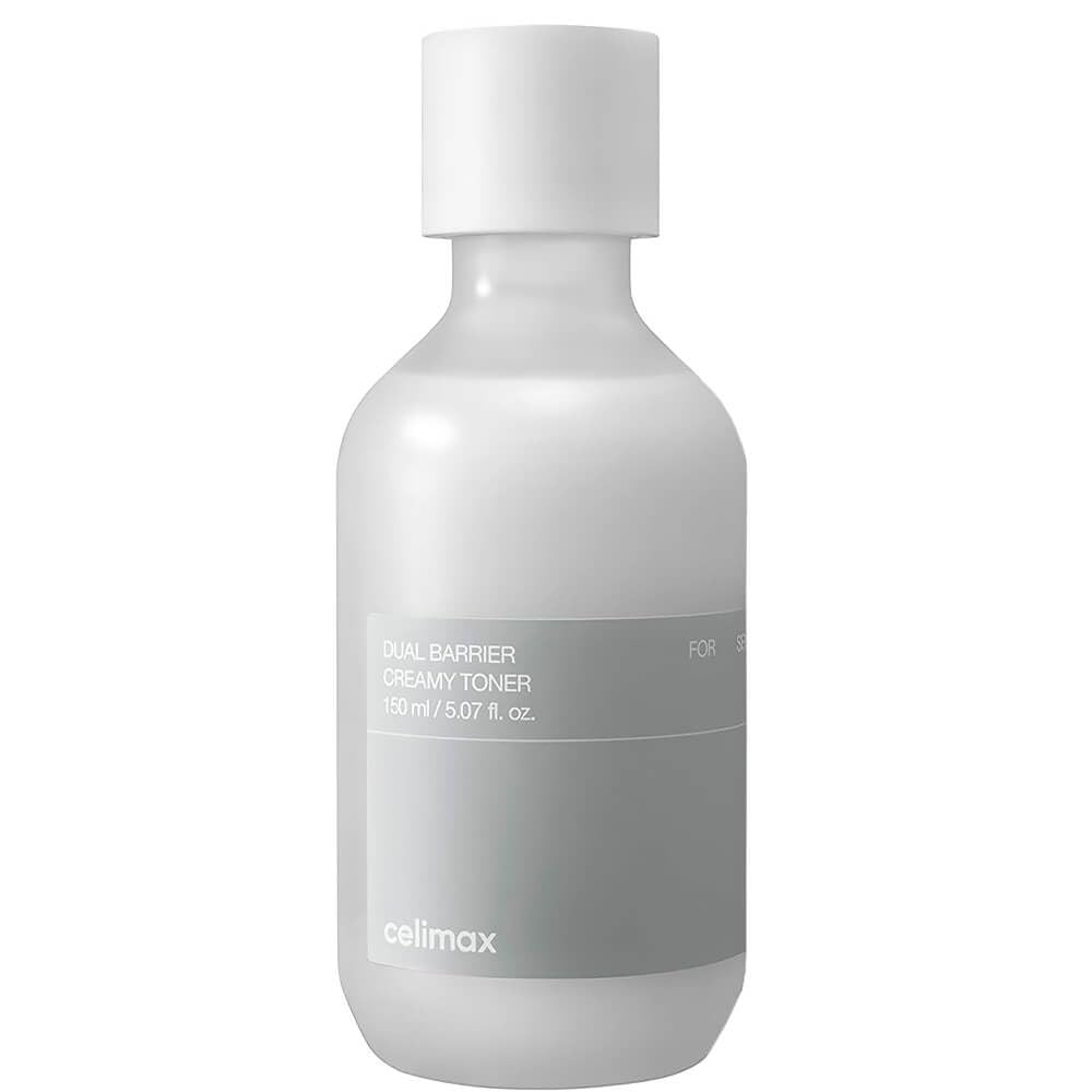 celimax Dual Barrier Creamy Toner | with Ceramides, Peptide, Oil & Alcohol Free, Facial Astringent, Long Lasting Hydration, Calming, Soothing, Non Irritating,150ml