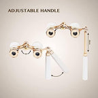 Yourelexit® Opera Glasses Binoculars 3X25 Lorgnette Theater Glasses Optical BK9 Mini Compact Lightweight Built-in Foldable Adjustable Handle Vintage for Adults Kids Women in Musical Concert Cinema