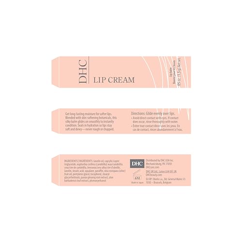 DHC Lip Cream 4 pack, Ultra-Moisturizing Lip Balm, (0.05 oz. Net wt. x 4) (4 pack, 4, Count)