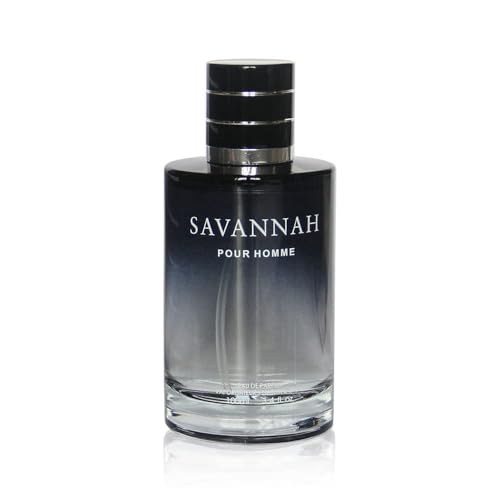 Savannah Cologne for Men Natural Spray Perfume Classic Scent Eau De Toilette for Daily Use 3.4 Fluid Ounce