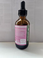 Leven Rose Organic Rosemary Hair Growth Oil with Castor, Rosemary, Peppermint, Jojoba, Argan, Pumpkin Seed, Horse Tail Extract, Evening Primrose for all Hair Types, Natural, 2 oz