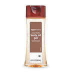 Amazon Basics Body Oil Gel with Cocoa Butter for Very Dry Skin, 6.8 Fl Oz, 4-Pack (Previously Solimo)