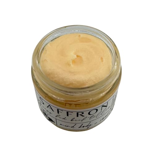 Saffron Infused Tallow cream, Made with Organic Ingredients, Hand crafted in USA