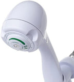 Niagara Conservation N2935 Earth Spa 3-Spray with 2 GPM 2.7-in. Wall Mount Handheld Shower Head in White, 1-Pack | Bathroom Shower Head Sprayer with Pressure Compensation Technology