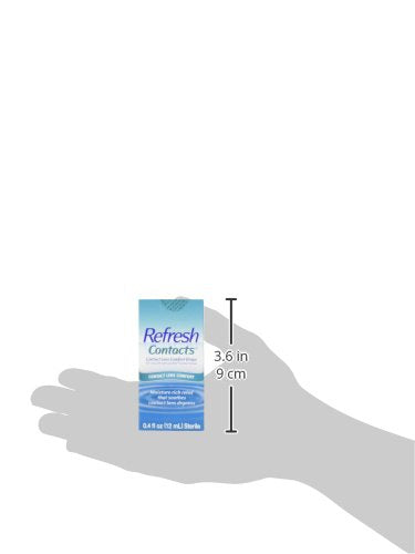 Refresh Contacts, Eye Drops, Contact Lens Comfort,Blue 0.4 Fl Oz Sterile