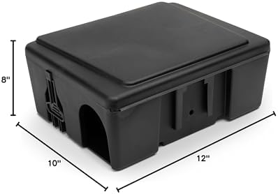 JT Eaton Jawz Safe-Tee 969 Rat and Mouse Bait Station, Black