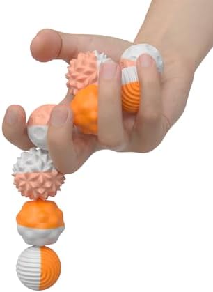 Magnetic Sensory Fidget Balls for Adults & Teens – 8PCS Silicone Textured Quiet Desk Toys for Anxiety Relief, Stress Relief Fidget Balls for Office, ADHD Focus Tools, Gifts for Coworkers or Friends