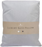 Luxury Bath Pillow for Tub - Thick and Comfortable Bathtub Pillow Support for Head and Neck and Back - Washable Quick-Drying Bath Pillows - Bath Cushion for Home Spa - Fits Any Bathtub - Light Gray