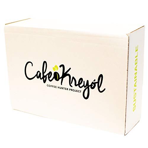 Cafe Kreyol Organic Haitian Hound | 12 oz - Haitian Blue Dark Roast Coffee - Whole Bean Coffee, is Smooth Low Acid and Bold, Deep Notes of Chocolate with a Sweet Finish (3 Pack)