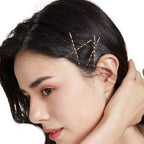 Dofash Women's Braided Good Hair set 102counts set (Bobby pins 60pcs + Hyper Elastics ties 30pcs + Snap hair clips (Brown)