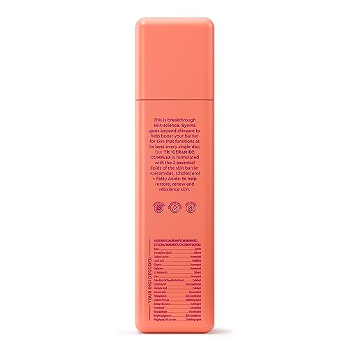 BYOMA Brightening Toner - Gently Exfoliating, Brightening Facial Toner with Lipids & Lactic Acid - Alcohol Free Toner - Brighten & Hydrate Skin - Barrier Repair Toner - 5.07 fl. oz