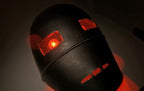 2 Pcs Red Eye Superhero Halloween Glowing LED Light Kit, RGB Helmet Decoration for Cosplay Mask Light Eyes DIY Projects Soft Light Beads Battery Not Included