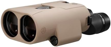 SIG SAUER ZULU6 HDX PRO 18x50mm Waterproof Fogproof Durable FDE Image Stabilized Hunting Binoculars, Multicoated Anti-Glare Lenses, Up to 40 Hours Runtine, Carrying Case & Carrying Strap Included