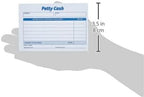 Adams Petty Cash Receipt Pad, Carbonless 1-Part Book, 5 x 3.5 Inches, 50 Copies per Pad, Rent Receipts Set, Pack of 12 (9672ABF)