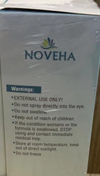 NOVEHA Eyelid and Lash Cleanser - Fast Acting Soothing Formula, Effective Relief from Irritation, Dry Eyes, Styes, Pure and Gentle Hypochlorous Acid Spray (1.01 Fl Oz (Pack of 1))