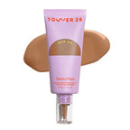 Tower 28 Beauty SunnyDays SPF 30 Tinted Mineral Sunscreen - For Sensitive Skin - 2-in-1 Facial Broad Spectrum UVA/UVB Protection + Foundation - Shade 40 RUNYON - Tan with Olive Undertones, 1 Fl Oz