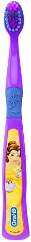 Oral-B Princess Toothbrush for Little Girls, Children 3+, Extra Soft (Characters Vary) - Pack of 4