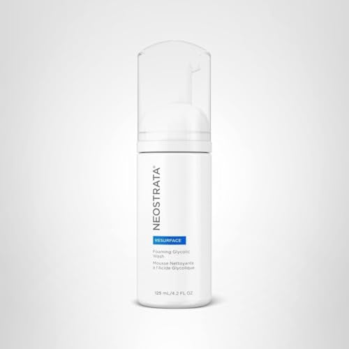 NEOSTRATA Foaming Glycolic Face Wash High Strength AHA Cleanser Soap-free, 4.2 fl. oz.