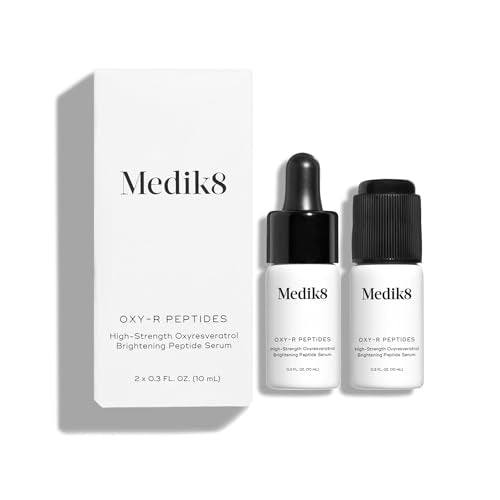 Medik8 Oxy-R Peptides Serum - Targeted Dark Spot Corrector With Twin Peptides - Brigthening Serum For Face - Gentle on Sensitive Skin - 0.3 oz