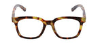 Peepers by PeeperSpecs Women's to The Max Square Blue Light Blocking Reading Glasses, Tortoise, 49 + 2.5