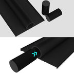 Garage Door Seals Bottom Rubber Weather Stripping Kit Replacement, U+O Ring Weatherproof Threshold Buffering Sealing Rubber, 1/4 Inch T Ends, 4 Inch Width (20 Ft)