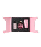 Victoria's Secret Bombshell 3 Piece Luxe Fragrance Gift Set: 1.7 oz. Eau de Parfum, Travel Lotion & Shimmer Mist