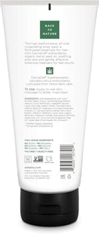 Andalou Naturals CannaCell MEN Invigorating 3-in-1 Body Wash, 8.5 Ounces